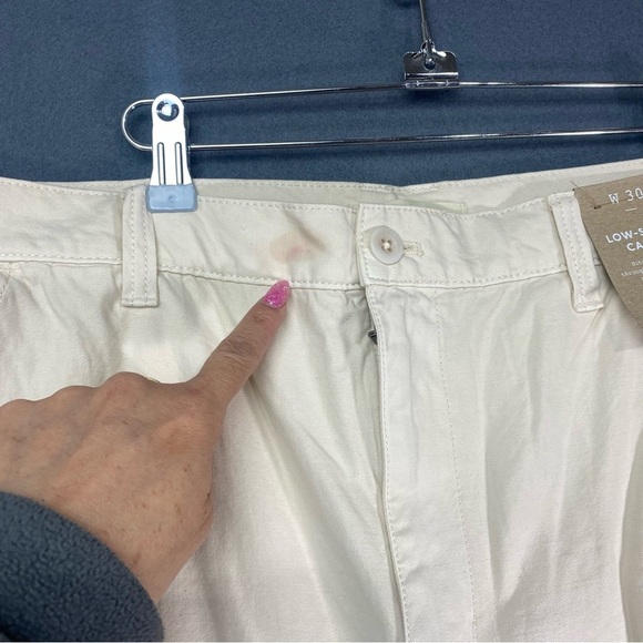 Madewell NWT Low Slung Straight Cargo Pants Size 30 - Picture 5 of 12